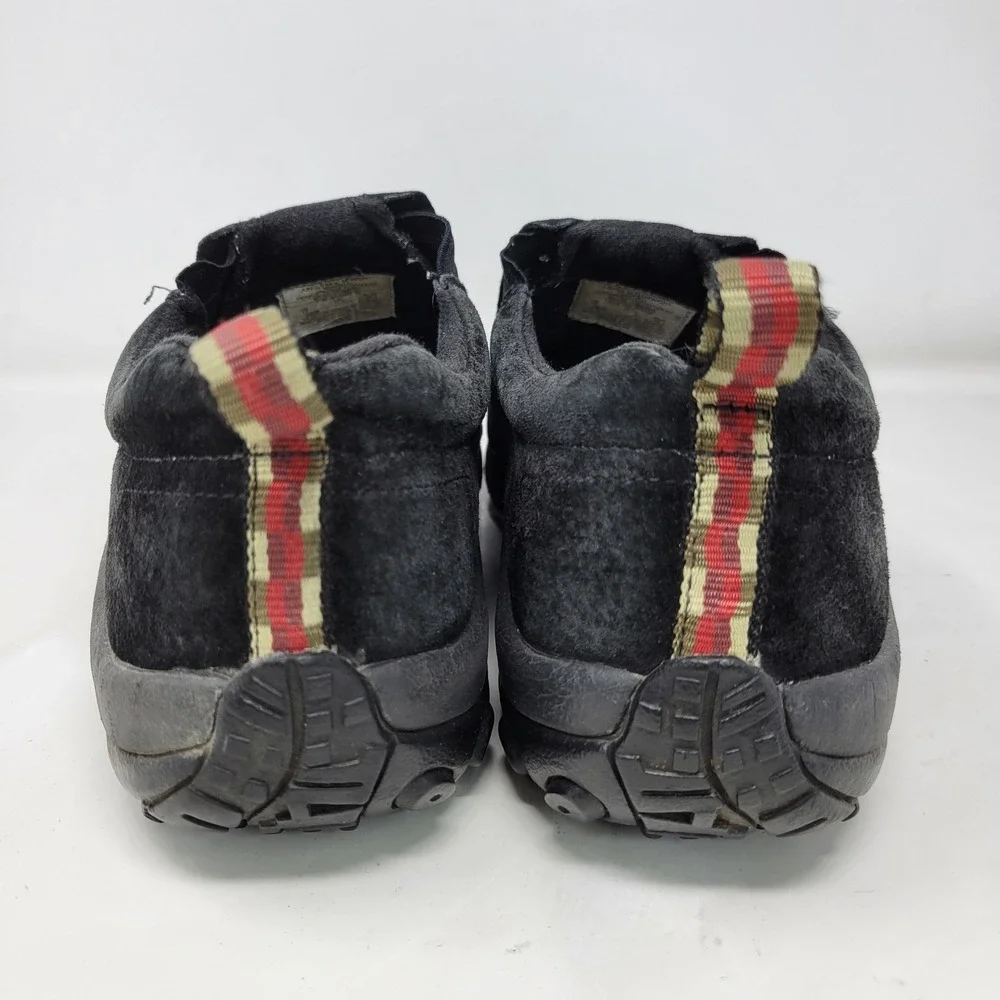 Merrell Jungle Moc Midnight Black Suede Leather Mens Slip On Shoes Size 12 60825